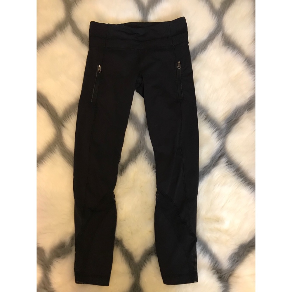 Lululemon run reflective zip pocket pants